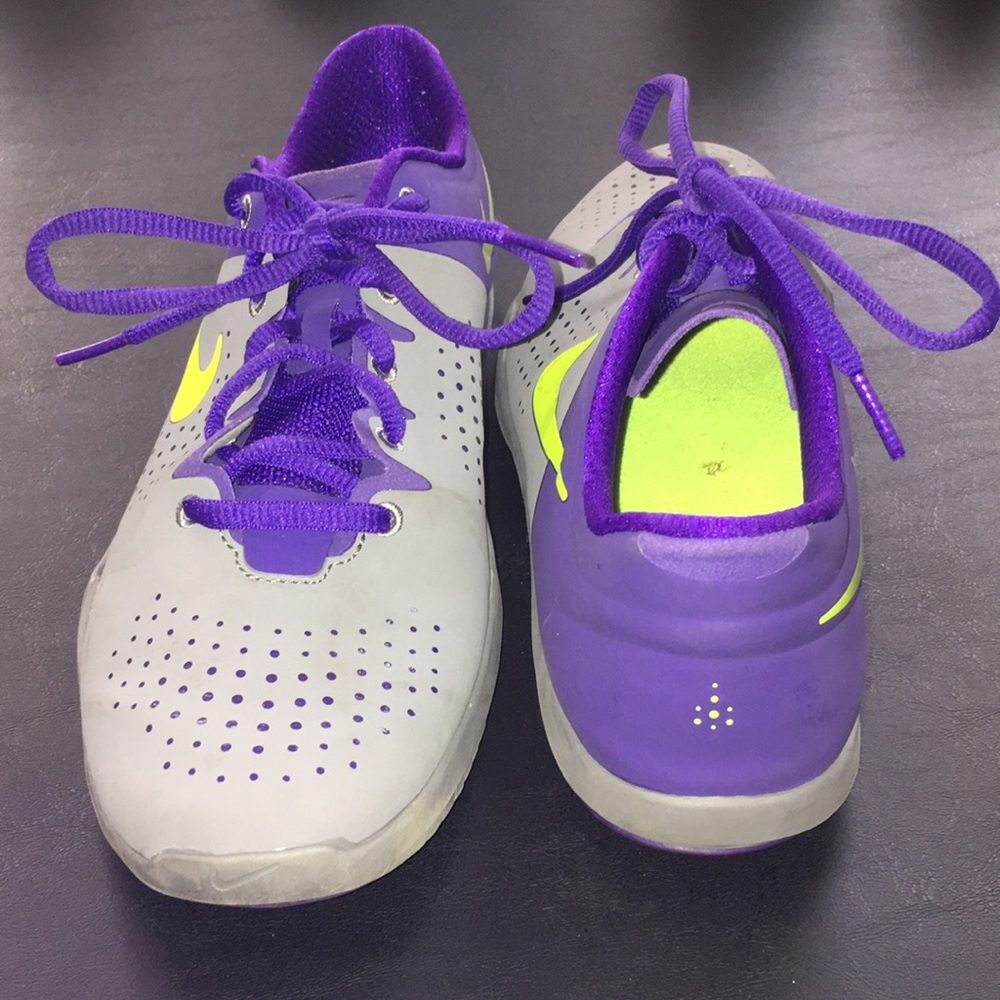 Nike Grey And Purple Sneakers